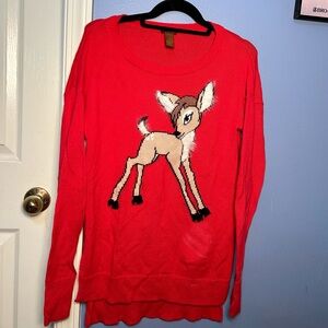 Copper Key Red Deer Sweater